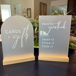 Acrylic signs